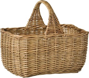 Ib Laursen Prútený kôš Handle Across Square 30 × 42 cm