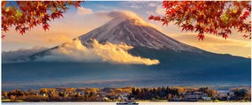 Obraz - Japonsko, Hora Fudži (120x50 cm)