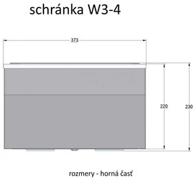 W3 - 4 poštová schránka medený antik Medený antik