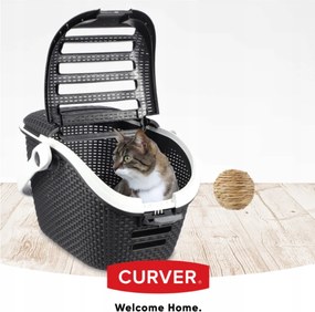 Curver Prepravka pre zvieratá, antracitová