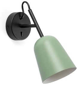 FARO 28259 - Nástenná lampa STUDIO 1xE14/8W/230V zelená/čierna