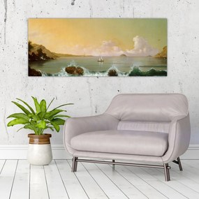 Obraz - Martin Johnson Heade, Rio de Janeiro Bay, reprodukcia (120x50 cm)