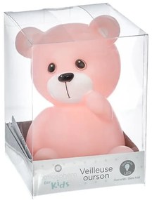 LED detské nočné svetlo TEDDY 10x13,5 cm - viac farieb Farba: Ružová