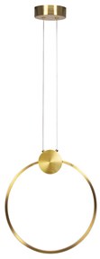 Toolight Toolight, LED stropné svietidlo 30cm, 13W, 4000K, 1500lm, APP1394-CP, zlatá matná, OSW-00952