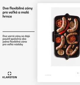 Klarstein Chef-Fusion Down Air System, 2 v 1, indukčná varná doska + digestor, výkonný, 7200 W