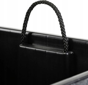 Sada 3 ks květináčů Walter černý beton