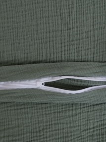 Mušelínová obliečka na vankúš 40 × 60 cm – Alexia olivová