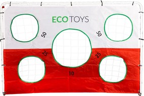 Tréninková fotbalová branka s terčem OLA Ecotoys 180x122cm
