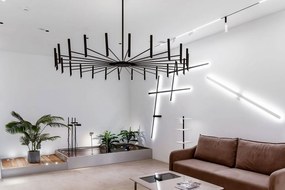 Toolight Toolight, stropná lampa 15xG9 APP1196-15CP, čierna, OSW-40113