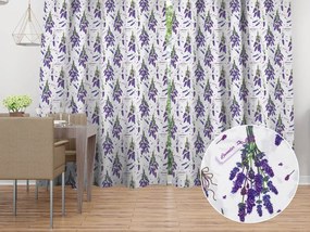 Biante Dekoračný záves PML-084 Lavender 145x210 cm