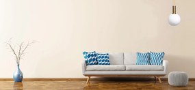 Stropné svietidlo ANGEL - kov/sklo - zlaté