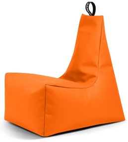 Oranžový sedací vak z imitácie kože Icy XL – So Soft?