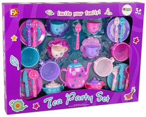 Lean Toys Čajová súprava - šálky, taniere, príbory, misky