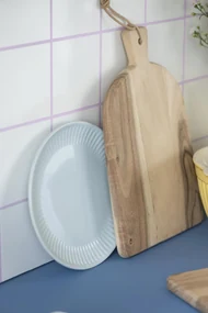 IB Laursen Modrý keramický tanier MYNTE STILLWATER