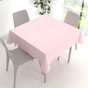 Biante Dekoračný štvorcový obrus Rongo RG-062 Cukrovo ružový 110x110 cm