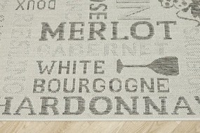 Koberec / Behúň FLEX 19118/P19 hnedý / krémový