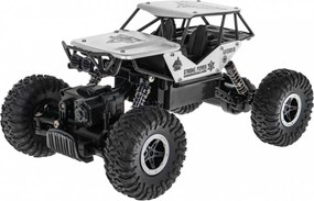 Ramiz Crawler Monster pre deti 6+ Strieborný model na diaľkové ovládanie 1:18 Extrémna jazda