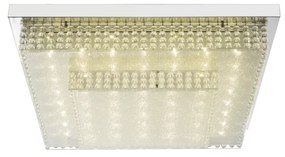 GLOBO LED designové prisadené svietidlo CAKE I, 24W, denná biela, 38x38cm, hranaté