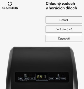 Klarstein Metrobreeze Rom Smart, mobilná klimatizácia, 10 000 BTU, 3,0 kW, A, diaľkový ovládač