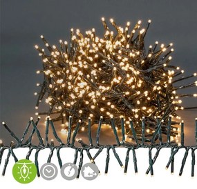 Nedis CLCS768 - LED Vianočná vonkajšia reťaz 768xLED/7 funkcií 8,6m IP44 teplá biela