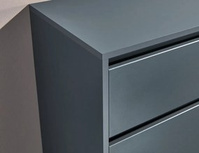 Komoda so šuplíkmi Cologne, 50 cm, antracitová