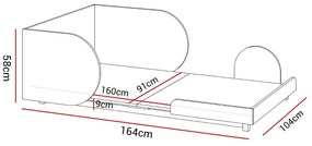 DETSKÁ POSTEĽ ELSA 90x160-200 cm