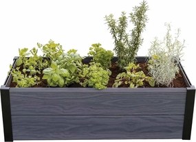 Keter Vyvýšený záhon sivá, 106 x 32 x 50 cm, S