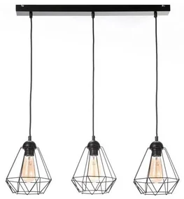 Belis Luster na lanku DIAMENT MINI 3xE27/60W/230V BE0052