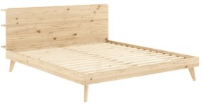 Dvojlôžková posteľ z borovicového dreva s roštom 180x200 cm Retreat – Karup Design
