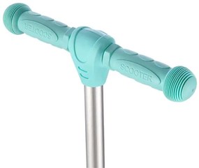 Detská trojkolesová kolobežka NILS Fun HLB15A Mint s LED