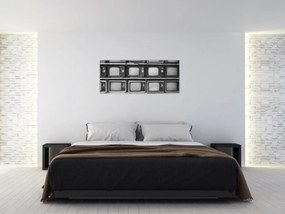 Obraz - Retro televízie (120x50 cm)