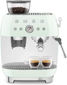 Pákový espresso kávovar 50's Style pastelovo zelený