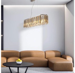 Searchlight 9838-8CC - Luster na lanku CLARISSA 8xE14/40W/230V