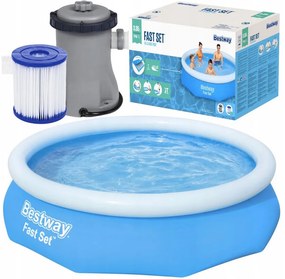 BESTWAY 57270 Bazén s kartušovou filtráciou Fast Set 305x76cm