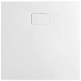 Cerano Gusto, štvorcová sprchová vanička 90x90x3 cm z minerálneho kompozitu, biela, CER-CER-414572
