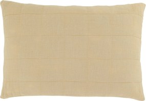 Patelovo žltá obliečka na vankúš s opraným vzhľadom Aix Vintage – 60*40 cm