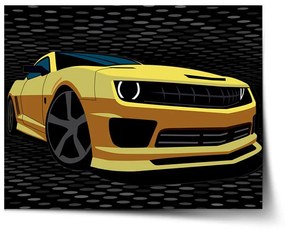 Sablio Plagát Chevrolet Camaro Puntíky - 90x60 cm