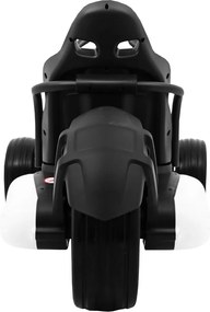 Ramiz Detská motokára na batérie Bolid XR-1 biela + nastaviteľné riadidlá + tvarované sedadlo