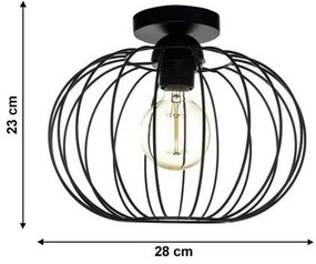 Prisadený luster EARTH L 1xE27/60W/230V