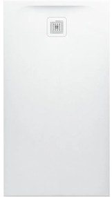 LAUFEN Pro obdĺžniková sprchová vanička z materiálu Marbond, odtok na kratšej strane, 1300 x 700 x 38 mm, biela matná, H2129520000001
