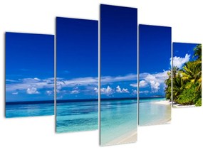 Obraz tropickej pláže (150x105 cm)
