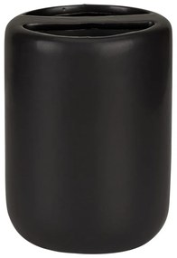 Matne čierny keramický téglik na zubné kefky Olinda – Allstar