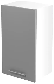 Horná skrinka Vento G-40/72, biela / sivá