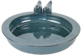 Napájadlo pre vtáky Mark, 11x31 cm, keramika, modrá