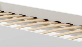 DETSKÁ JEDNOLÔŽKOVÁ POSTEĽ ELIA 160x80 BIELA + RUŽOVÁ