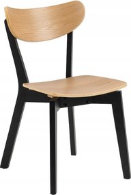 Jedálenský set Roxby dub prírodný/čierny
