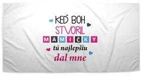 Sablio Uterák Keď Boh stvoril mamičky - 50x100 cm