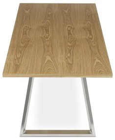 Autronic BONTEC Jedálenský stôl 160x90cm, dyha, dub, HT-W1515 OAK Farba: Hnedá