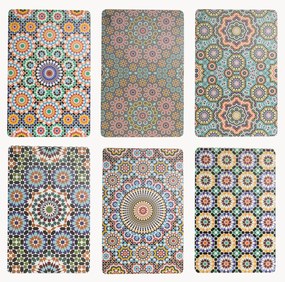 Obojstranné prestierania Marrakesh Doubleface, 6 ks