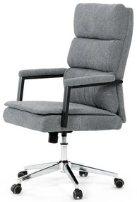 Autronic BONTEC Kancelárske kreslo, hojdací mechanizmus, šedá látka, KA-D8204 GREY2 Farba: Šedá